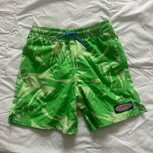 Vineyard Vines Lime Green Boys Swim Trunks